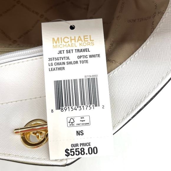 Michael Kors Large Chain Shoulder Tote Bag - Picture 7 of 7